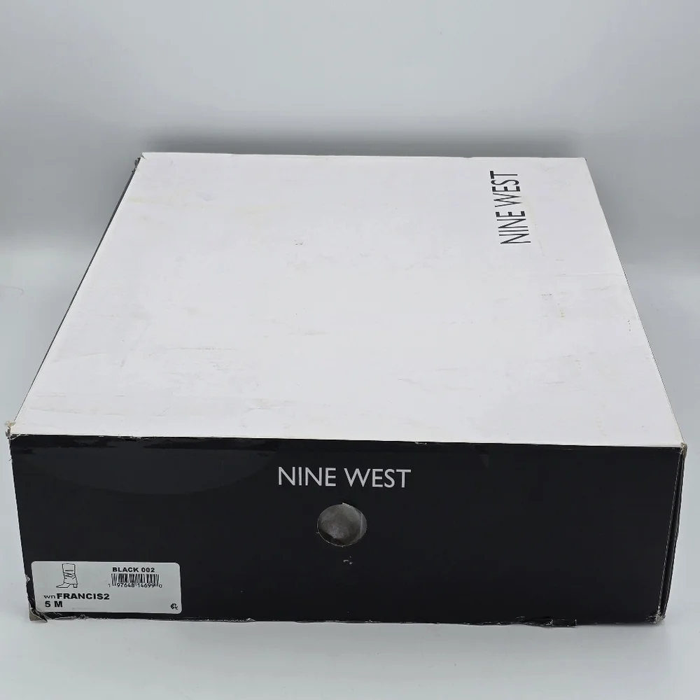 NIB Nine West Francis2 Fold Over Cuff Mid Calf Block Heel Dress Boots, Women's 5 - Picture 14 of 16